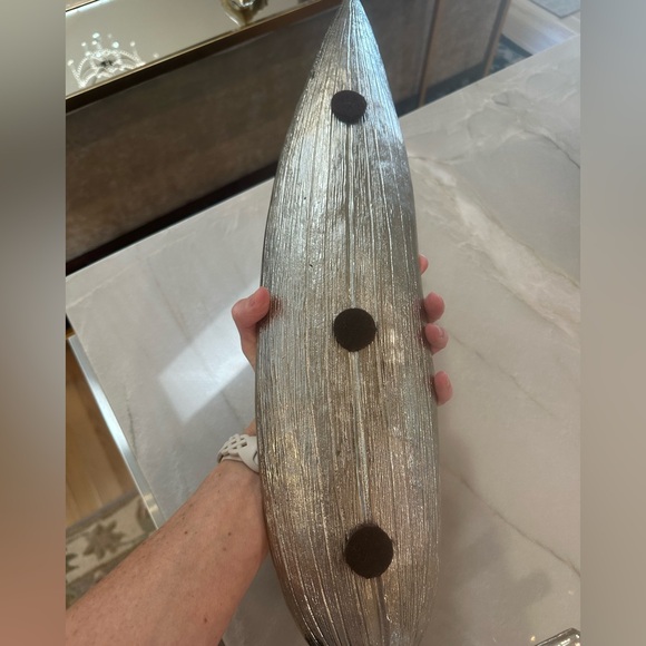 Michael Aram Medium Bamboo Leaf Tray/Platter 23” - Picture 5 of 6